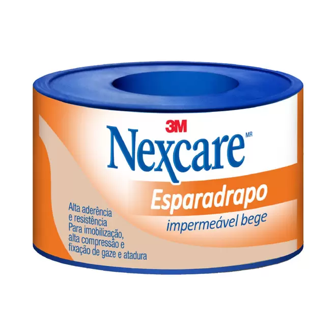 Oferta de Esparadrapo 3m Nexcare 25mmx3m Impermeavel Bege por R$9,49 em Farmácia Preço Popular