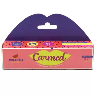 Oferta de Hidratante Labial Carmed Melancia - 10g por R$20,9 em Farmácia Santa Lúcia