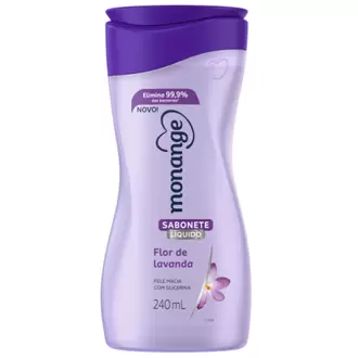 Oferta de Sabonete Líquido Monange Flor de Lavanda - 240ml por R$9,99 em Farmácia Santa Lúcia