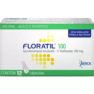 Oferta de Floratil Blister 100mg - com 12 Cápsulas por R$52,24 em Farmácia Santa Lúcia