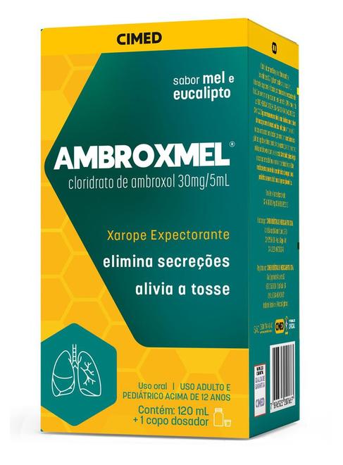 Oferta de Tosse Ambroxmel 6Mg/Ml Xpe 120Ml por R$17,19 em Farmácias Pague Menos