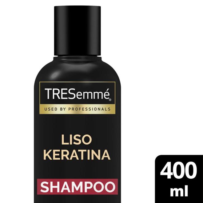 Oferta de Shampoo Tresemmé  Liso Keratina 400 Ml por R$10,37 em Farmácias Pague Menos