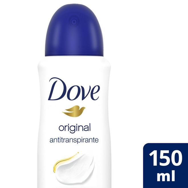 Oferta de Desodorante Antitranspirante Aerosol Dove Original 150ml por R$13,9 em Farmácias Pague Menos
