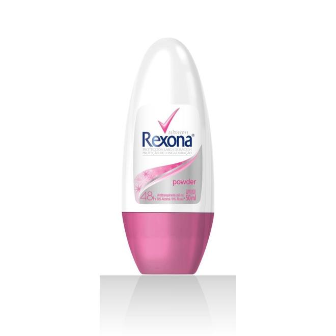 Oferta de Desodorante Antitranspirante rexona  powder Dry 50ml por R$6,99 em Farmácias Pague Menos