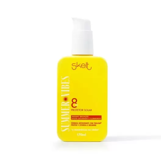 Oferta de Skelt Instant Bronzer FPS 8 - Protetor Solar 170ml por R$91 em Farmácias Pague Menos