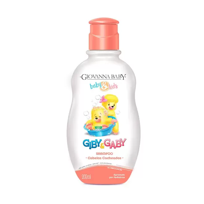 Oferta de Shampoo Giovanna Baby Giby & Gaby Cabelos Cacheados 200ml por R$29,99 em Farmácias Pague Menos