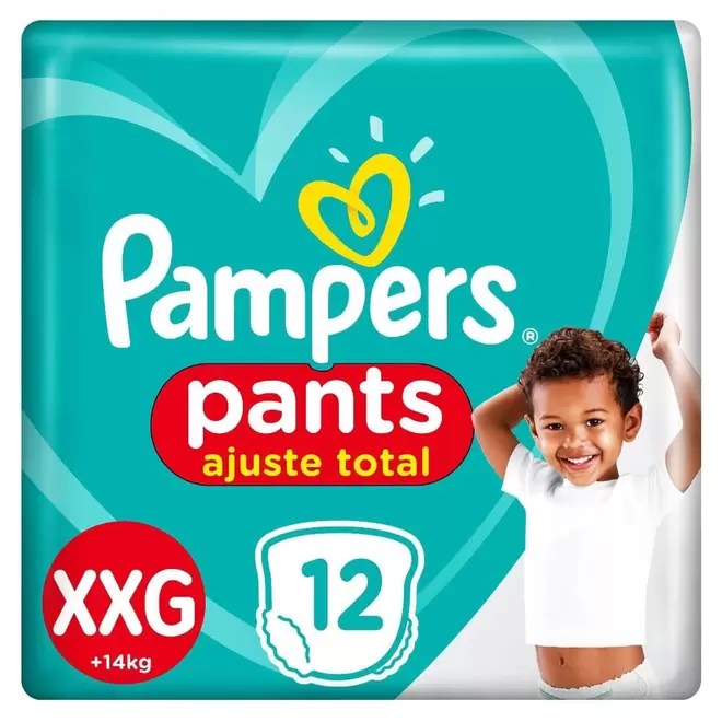 Oferta de Fralda Confortsec Pants Pampers - Pacotão Tamanho XXG - 12 Unidades por R$92,99 em Farmácias Pague Menos