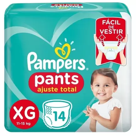 Oferta de Fralda Confortsec Pants Pampers - Pacotão Tamanho XG - 14 Unidades por R$83,99 em Farmácias Pague Menos