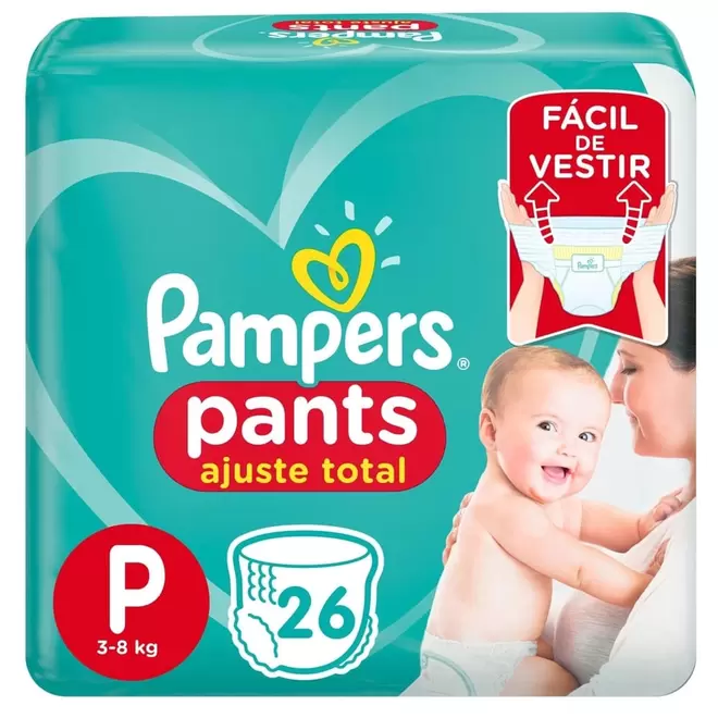 Oferta de Fralda Confortsec Pants Pampers - Pacotão Tamanho P - 26 Unidades por R$83,99 em Farmácias Pague Menos