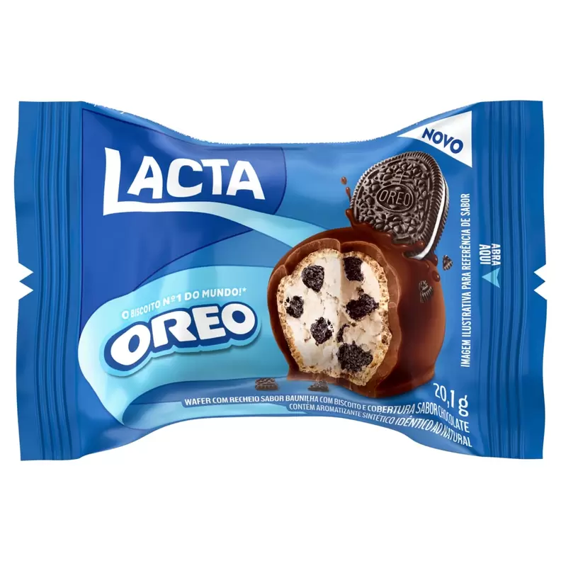 Oferta de Bombom Lacta Oreo 20,1g por R$1,99 em Farmácias Pague Menos