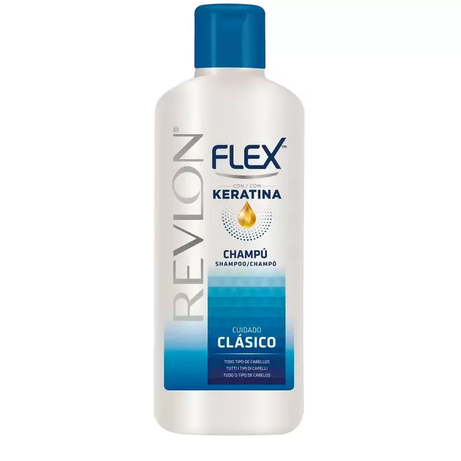 Oferta de Revlon Flex Keratina Cuidado Clássico - Shampoo 650ml por R$58 em Farmácias Pague Menos