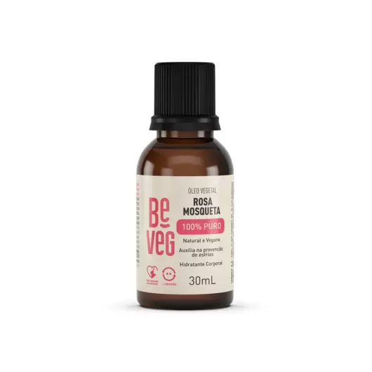 Oferta de Óleo de Rosa Mosqueta Puro 30ml Be Veg por R$26,99 em Farmácias Pague Menos