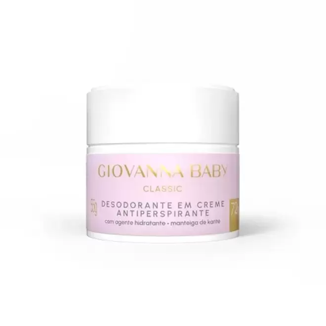 Oferta de Desodorante Creme Giovanna Baby Classic Rosa 55g por R$7,39 em Farmácias Pague Menos