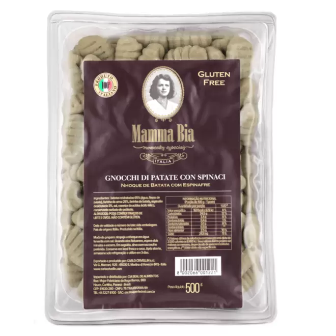 Oferta de Nhoque Italiano de Batata com Espinafre Mamma Bia sem Glúten 500g por R$9,99 em Festval