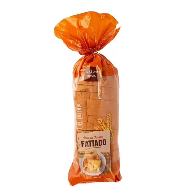 Oferta de Pão de Forma Fatiado Tradicional Festval 500g por R$5,99 em Festval