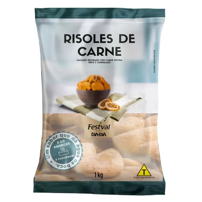 Oferta de Risoles de Carne Festval 1kg por R$39,9 em Festval