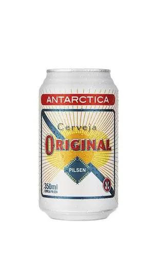 Oferta de Cerveja Pilsen Antarctica Original Lata 350ml por R$3,69 em Festval