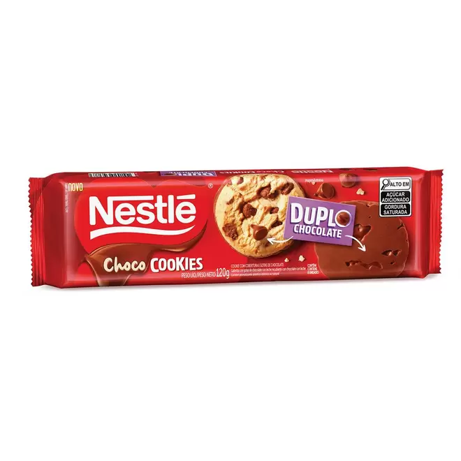 Oferta de ChocoCookies Nestlé Coberto com Chocolate 120g por R$10,99 em Festval