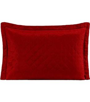 Oferta de Porta Travesseiro de Microfibra Vermelho Útil Bazar 50x70cm FR104 por R$19,99 em Freitas Varejo