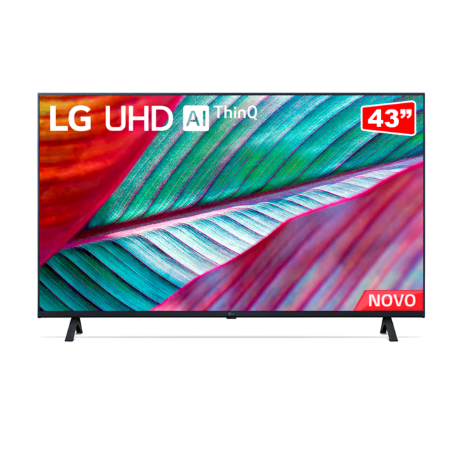 Oferta de Smart TV 43" 4K LG UHD ThinQ AI 43UR7800PSA HDR Bluetooth Alexa Google Assistente Airplay2 3 HDMI | Ashed Blue por R$1999 em Fujioka