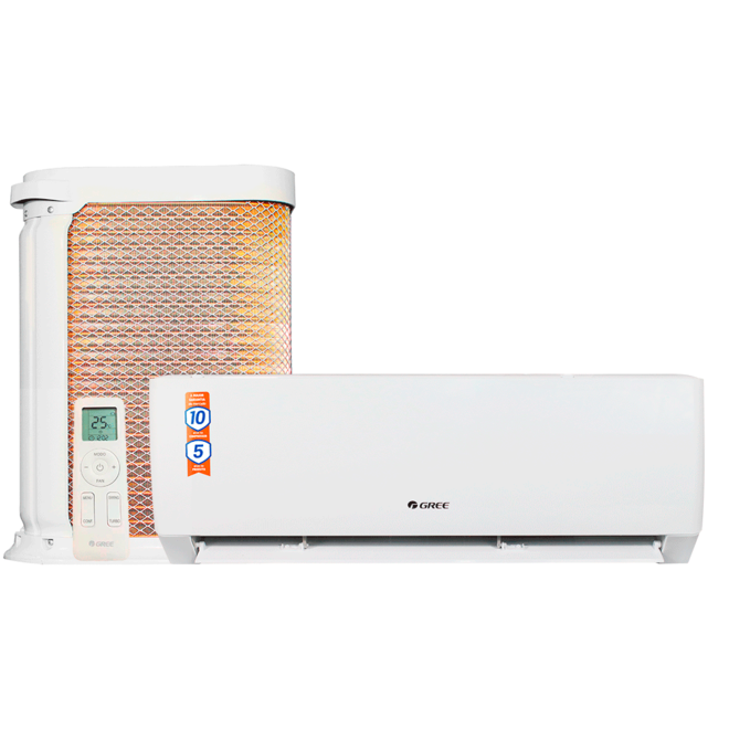 Oferta de Ar Condicionado Split Gree G-TOP Connection Inverter 12.000 BTU's Frio, Wi-Fi, Gás Refrigerante R-410A, Serpentina de Cobre - | Branco por R$2699 em Fujioka