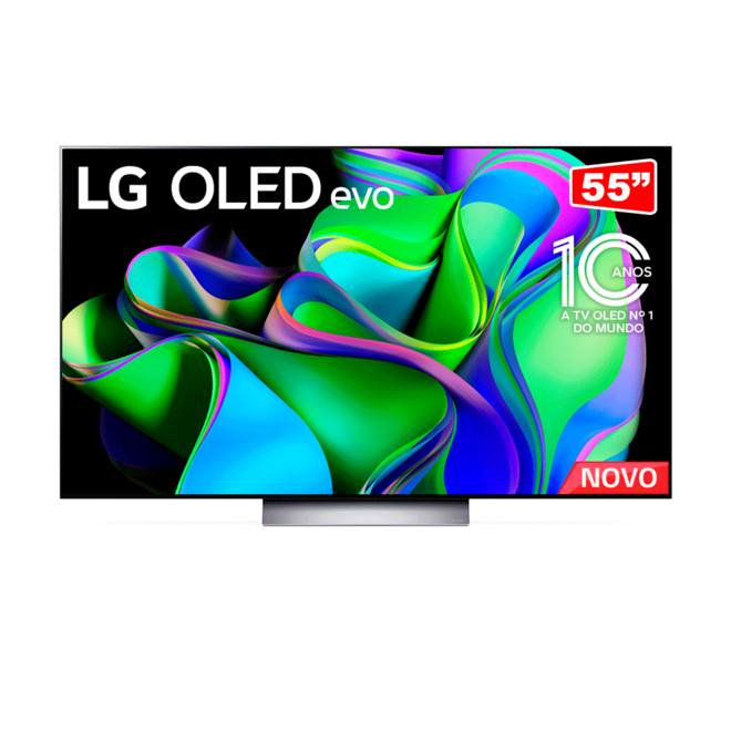 Oferta de Smart TV 55" 4K LG OLED55C3PSA evo, 120Hz, G-Sync, FreeSync, Bluetooth, ThinQ AI, Alexa, Google, 4HDMI | Titanium Gray por R$6599 em Fujioka
