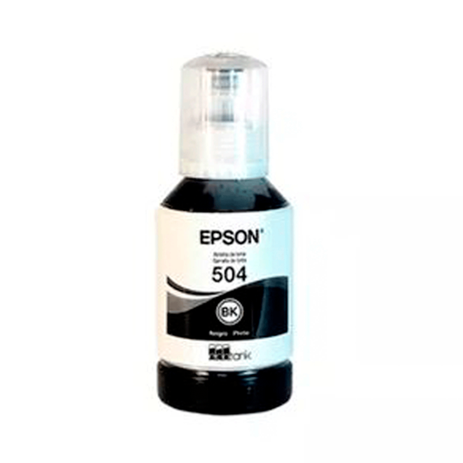 Oferta de REFIL TINTA EPSON T504 | PRETO por R$69,9 em Fujioka