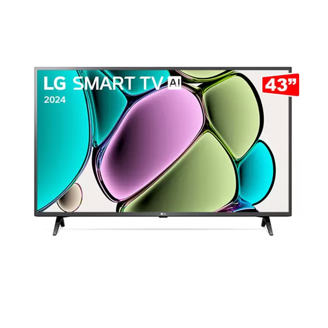 Oferta de Smart TV 43" LG FULL HD 43LR6700PSA, Processador a5 Ger6 AI, Alexa integrado, LG Channels, webOS 23 compatível com Controle Smart | Ashed Blue por R$1749 em Fujioka