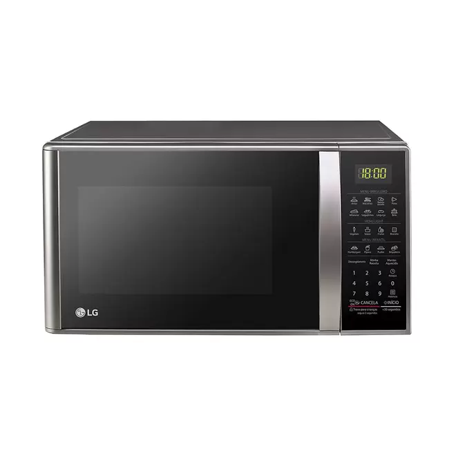 Oferta de Micro-ondas LG 30 Litros Limpa Fácil - MS3043BR | Prata por R$749 em Fujioka