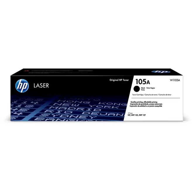 Oferta de Cartucho toner para HP preto 105A W1105A HP CX 1 UN | Preto por R$399 em Fujioka