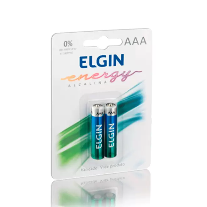 Oferta de Pilha Elgin Alcalina LR03 AAA | 2 Unidades por R$9,9 em Fujioka