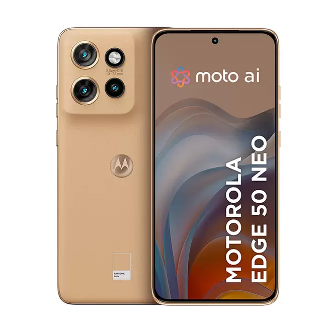 Oferta de Smartphone Motorola Edge 50 Neo 5G, 256GB, 16GB RAM, Android 14, Processador 2,5Ghz Octa-Core, Camêra Traseira 50+13MP Tela 6.4, 32XT2409-2 | Latte por R$3299 em Fujioka