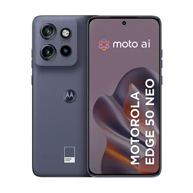 Oferta de Smartphone Motorola Edge 50 Neo 5G, 256GB, 16GB RAM, Android 14, Processador 2,5Ghz Octa-Core, Camêra Traseira 50+13MP Tela 6.4, | Grisaille por R$3299 em Fujioka