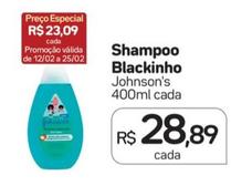 Oferta de Johnson's - Shampoo Blackinho por R$28,89 em Drogal