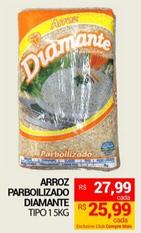 Oferta de Diamante - arroz parboilizado  por R$25,99 em Compre Mais
