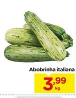 Oferta de Abobrinha Italiana por R$3,99 em Carrefour