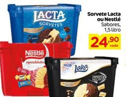 Oferta de Nestlé - Sorvete Lacta  por R$24,9 em Nacional