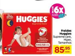 Oferta de Huggies - Fraldas por R$85,95 em Nacional