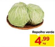 Oferta de Repolho Verde por R$4,99 em Carrefour