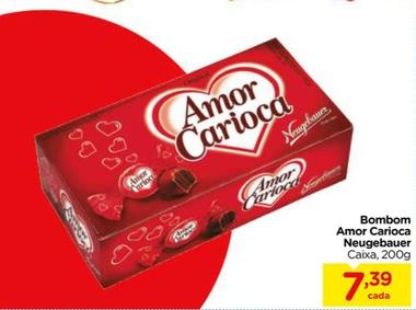 Oferta de Neugebauer - Bombom Amor Carioca por R$4,79 em Carrefour