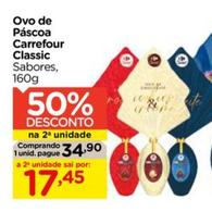 Oferta de Carrefour - Ovo De Páscoa Classic por R$34,9 em Carrefour