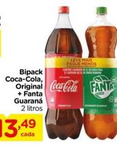 Oferta de Bipack Coca-cola, Original + Fanta Guaraná por R$13,49 em Nacional