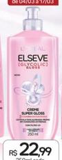 Oferta de L'oréal - Creme Para Pentear Elseve Glycolic Gloss por R$22,99 em Drogal
