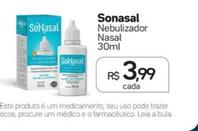 Oferta de Sonasal - Nebulizador Nasal por R$3,99 em Drogal