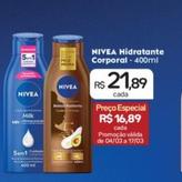 Oferta de Nivea - Hidratante Corporal por R$21,89 em Drogal