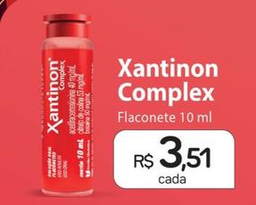 Oferta de Xantinon Complex - Flaconete por R$3,51 em Drogal