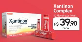 Oferta de Xantinon Complex - 12 Flacontes por R$39,9 em Drogal