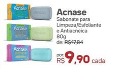 Oferta de Acnase - Sabonete Para Limpeza/Esfoliante E Antiacneica por R$9,9 em Drogal