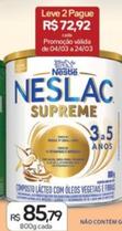 Oferta de Nestlé - Neslac por R$85,79 em Drogal