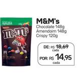 Oferta de M&m's - Chocolate por R$14,95 em Drogal